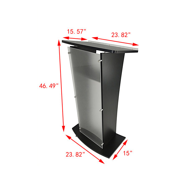FixtureDisplays 46.5" Plastic Full Podium Wayfair
